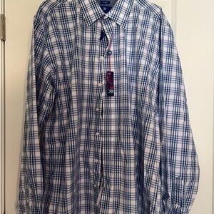 Egara 2XL Men’s plaid dress shirt